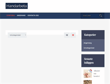 Tablet Screenshot of handarbeta.se